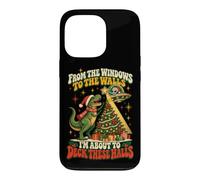 from The Windows to The Walls Arbre de Noël Extraterrestre T Rex OVNI Coque pour iPhone 13 Pro