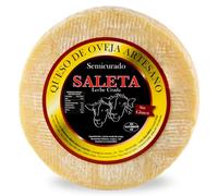 Fromage de bre ntier semi-affiné gourmet Saleta (2,3 kg) | Fromage Manchego artisanal