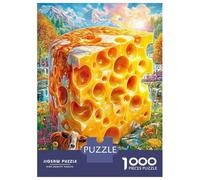 Fromage délicieux Puzzle 1000 Piece pour Adultes Et Adolescents Âgés De 14 Ans Et Plus, Jeu De Défi Intellectuel Puzzles 52x38cm/1000pcs