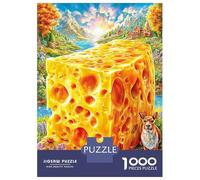 Fromage délicieux Puzzle 1000 Piece pour Adultes Et Adolescents Âgés De 14 Ans Et Plus, Jeu De Défi Intellectuel Puzzles 52x38cm/1000pcs