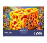 Fromage délicieux Puzzle 1000 Piece pour Adultes Et Adolescents Âgés De 14 Ans Et Plus, Jeu De Défi Intellectuel Puzzles 70x50cm/1000pcs