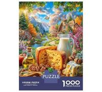 Fromage délicieux Puzzle 1000 Pièces, Difficile Puzzles pour Adults EnfFourmi, Jeu De Défi Intellectuel 70x50cm/1000pcs