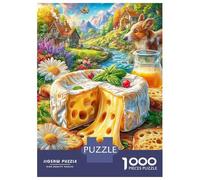 Fromage délicieux Puzzle 1000 Pièces, Difficile Puzzles pour Adults EnfFourmi, Jeu De Défi Intellectuel 38x26cm/1000pcs