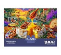 Fromage délicieux Puzzle 1000 Pièces pour Adults Et Enfants, Jeu De Défi Intellectuel Puzzles70x50cm/1000pcs