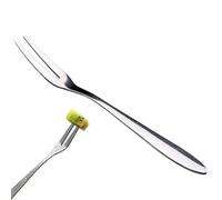 Fromage Fork | Party Supplies Fork | Petites fourches en acier inoxydable avec 2-Tine | Petite pâtisserie de qualité alimentaire Miroir Polie réutilisable pour la fête des desserts d'apéritif à