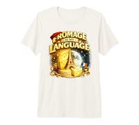 Fromage is My Language de Fabrication de Fromage drôle de T-Shirt Haut de Gamme