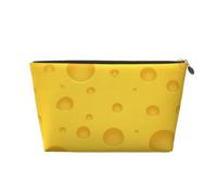 Fromage Jaune, Trousse de Maquillage Trousse à cosmétiques Trousse de Toilette de Voyage Portable Pochette de Toilette