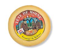 Fromage Tête de Moine AOP Suisse au lait d'Alpages 450g (1/2 pièce) - Fromagerie du Château - Pâte jaune très fine qui fond délicieusement en bouche
