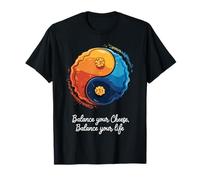 Fromage Yin Yang Balance Design T-Shirt