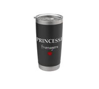 Fromagerie humour Princesse fromagère Gobelet isotherme en acier inoxydable double paroi