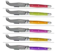 Fromagette laguiole irisée coloris assortis (lot de 6) - Jean Dubost - Multicolore - Inox G