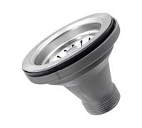 FROMCEO Adaptateur de vidange d'évier anti-obstruction avec filtre à maille fine, convient aux espaces restreints et aux tracas Entretien facile Drainage marin