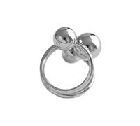 FROMCEO Bague tendance en cuivre inspirée de la planète - Bijoux uniques - Taille réglable - Unisexe - Étoile réglable, taille unique, Comme décrit, Comme décrit.