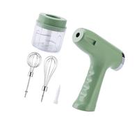 FROMCEO Batteur à œufs électrique en métal pour la cuisson avec poignée ergonomique en ABS - Outil de battement pratique