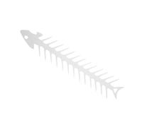 FROMCEO Brochettes en métal en forme d'arête de poisson pour barbecue à rôtir pour le camping, les feux de camp, les feux de camp