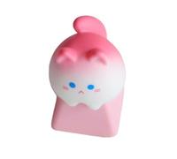 FROMCEO Claviers mécaniques créatifs en forme de lapins de dessin animé pour jeux de bureau