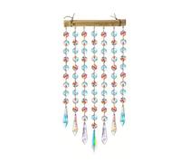 FROMCEO Décorations de jardin - Carillon à vent en cristal coloré - Attrape-soleil arc-en-ciel - Décorations de chambre à suspendre - Cadeaux de jardin - Commerce équitable