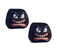 FROMCEO Housses de protection universelles en polyester doux pour appuie-têtes hilarantes Halloween pour voitures, SUV et véhicules