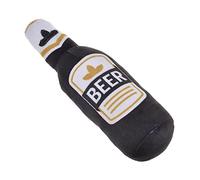 FROMCEO Jouet interactif pour chiot et petit chien à mâcher en forme de bouteille de bière en forme de tireur de guerre
