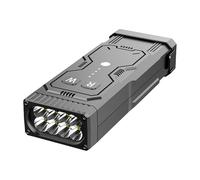 FROMCEO Lampe de poche d'urgence en aluminium haute tension, fonction arcs, détecteurs de faisceau rouge pour la sécurité à la maison, équipement de camping, lampes de poche extérieures pour le