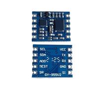 FROMCEO Module de capteurs de Gyroscopes accéléromètre BNO055V2 avec Code pour Le prototypage Rapide des PCB gyrocompass intégré