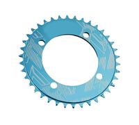 FROMCEO Pédalier de vélo de route 32T/34T/36T/38T Plaque unique de rechange pour pédalier rond en alliage d'aluminium durable Pièces de pédalier rondes à dents de cyclisme
