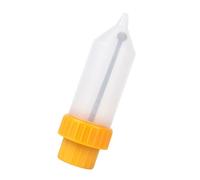 FROMCEO Récipient à presser blanc de qualité restaurant de 3,5 L à suspendre pour distribuer des liquides de grande capacité, bouteille à condiments