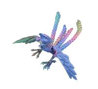FROMCEO Sculpture de phœnix imprimée en 3D avec aile articulée articulée et articulée articulée et articulée, décoration pour la maison, le bureau, modèle de phénix articulé mobile