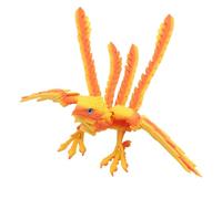 FROMCEO Sculpture de phœnix imprimée en 3D avec aile articulée articulée et articulée articulée et articulée, décoration pour la maison, le bureau, modèle de phénix articulé mobile