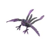 FROMCEO Sculpture de phœnix imprimée en 3D avec aile articulée articulée et articulée articulée et articulée, décoration pour la maison, le bureau, modèle de phénix articulé mobile