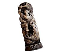 FROMCEO Statues de dieu nordique Vikinges Mythologie Figurines Panthéons scandinaves Ornement Art pour la maison et le bureau Statue Odin/Thors/Loki/Freyja