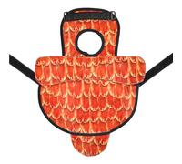 FROMCEO Tablier de selle de poulet pour poules, gilet de protection confortable imprimé ailes pour l'élevage de volailles, selles de poulet confortables