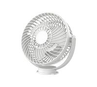FROMCEO Ventilateur à pince magnétique 4000mAh avec éclairage et vitesse variable pour voiturette de golf et cabine de croisière ° Ventilateur inclinable