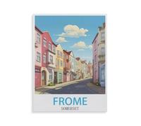 Frome Comté de Somerset，Jigsaw Puzzle 1000 Pièces pour Adultes Enfants Puzzle en Papier ， Divertissement Bricolage Jouets Jeux De Famille Créatif（50x70cm）-GW83