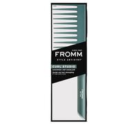 Fromm Peigne démêlant professionnel Curl Studio de douche de 22,9 cm de large pour démêler les cheveux humides, bouclés, crépus, bouclés et texturés avec poignée ergonomique