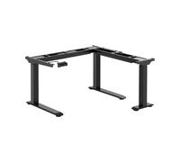 Fromm & Starck Star_ATFE_11 Piètement De Bureau d'angle en De Coin Assis Debout (Hauteur : 600-1 250 mm, Largeur à Gauche : 1 100 - 1 900 mm, Largeur à Droite : 900 - 1 500 mm, 150 kg)