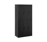 Fromm & Starck Casier métallique - 6 étagères - verrouillable - 200 kg STAR_MCAB_45