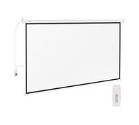 Fromm & Starck Écran De Projection Motorisé Vidéoprojecteur Home Cinéma Maison Toile Motorisée Star_RS133E169_01 (302 x 201 cm, Diagonale 133 Pouces, Télécommande, 16:9, Montage Mur/Plafond)