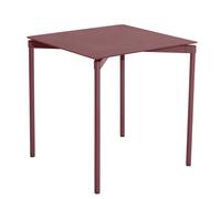 Fromme Dining Table Square Table de salle à manger carrée Petite Friture Marron rouge - 3701128117263