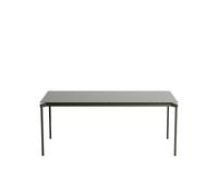 FROMME Table Rectangulaire 90x180 Verre Vert