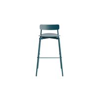 FROMME Tabouret de Bar H75 Bleu Océan