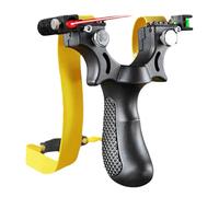 Fronde De Chasse Professionnelle Avec ViséE Laser, Fronde Haute Puissance Avec éLastiques Plats Et Balles De Boue De Tir