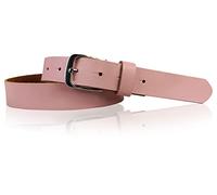 Fronhofer Ceinture fine pour femmes de 3 cm avec une belle boucle argentée brillante, ceinture pour jean, 18723, Taille:Taille 85 cm, Couleur:Vieux rose