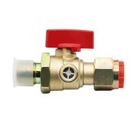 Front Air Brake Valve 150-PSI Rustproof Nickel-Plated Universal Heavy-Duty | Truck Brake Air System Shut-Off Valve For Truck Car Automotive Garage Workshop Highway Depot