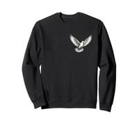 Front & Back Holy Spirit Dove Christian Faith Galates 5:16 Sweatshirt