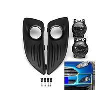 Front Bumper Fog Light Grill Left Amp Right Grilles Fit for Ford Fiesta 2013-2016 FogLights Grills + High Brightness Light Kit Fog Light Bumper