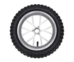 Front de Vélo Complet 12 1 / 2x2.75 12,5x2,75 Métal Inoxydable + Axis de Jante de 15 Mm avec Disque de Frein pour 2 Clock Pocket Bike 47C C 49C C