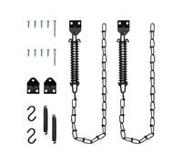 Front Door Chain Lock, 2 Piece Security Door Latch Hardware Set