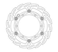 Front Floating Flame Motorcycle Brake Disc 260 mm with Black Aluminum inner...