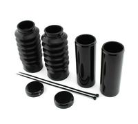 Front Fork Boot Slider Shock Leg Cover Absorber Rubber Tube Cap Compatible avec Sportster X48 Forty Eight XL1200X 2016-2022 Moteurs